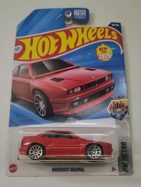 2025 Maserati Shamal Hot Wheels HW Metro 4/5 Red Diecast